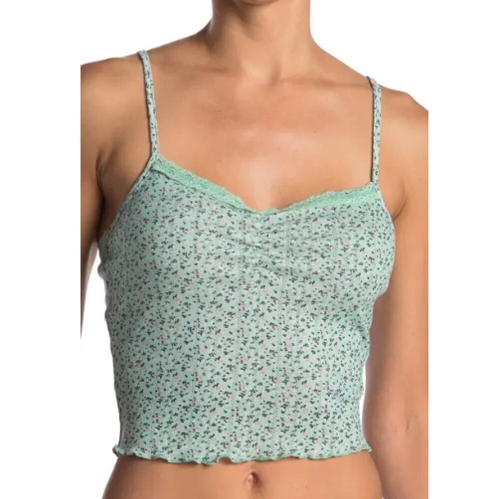 bcbg bcbgeneration Pointelle Tank mint green
